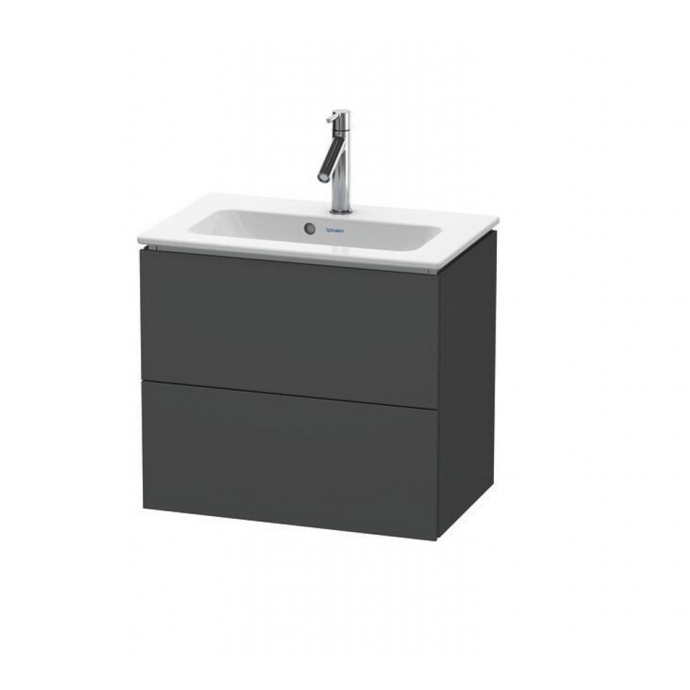 Тумба под раковину, Duravit, L-Cube, шгв 620*391*550, раковина-необходимо заказать, цвет-серо-графит матовый