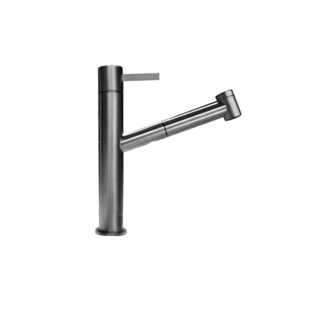 Смеситель для раковины, Fantini, AF/21, цвет-Matt Gun Metal PVD