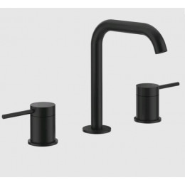 Смеситель для раковины, Gessi, 316 Flessa, цвет-черный матовый