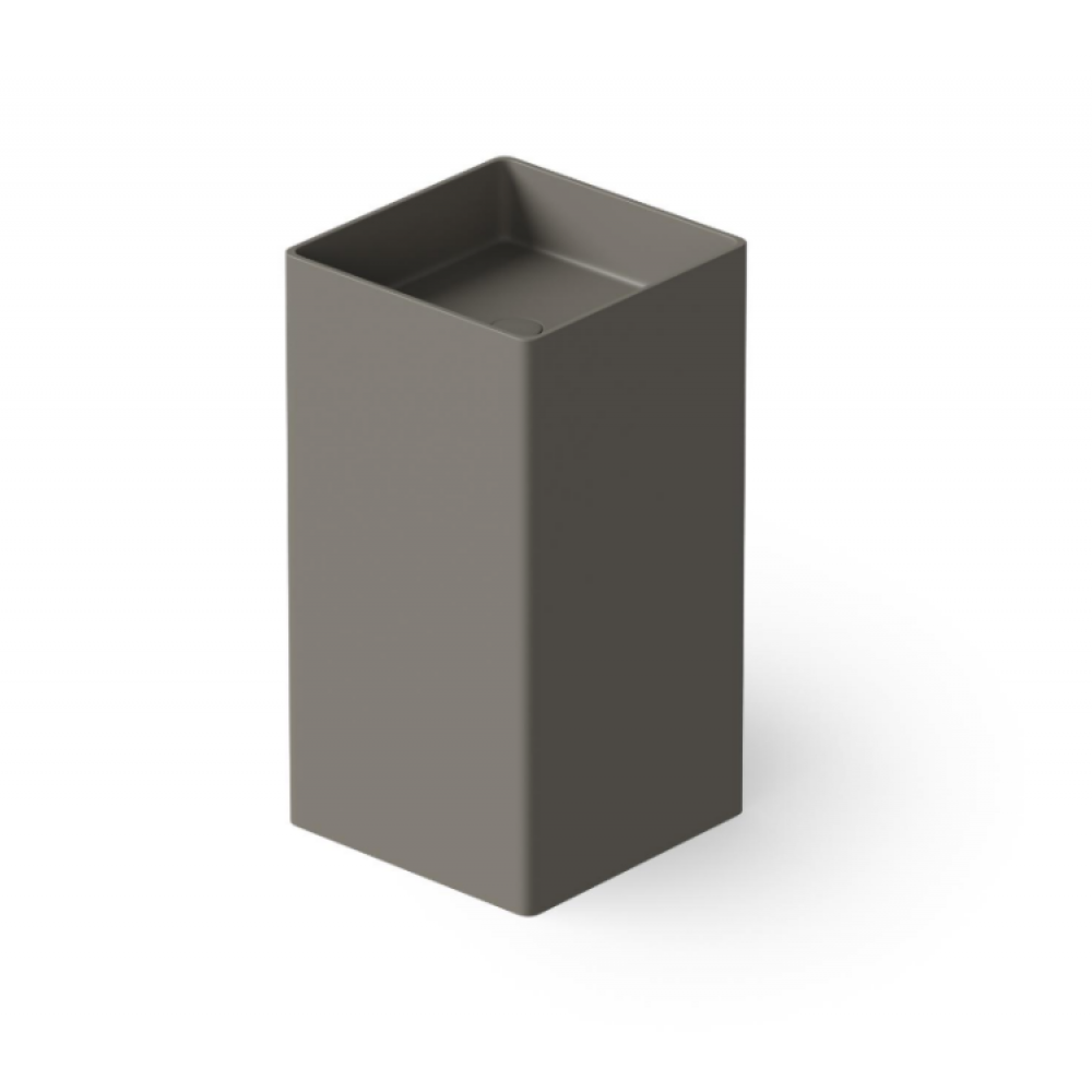Раковина, DEA Design, Pedestal Basin, шгв 450*450*900, отверстия для смесителя-отсутствуют, цвет-Grey Matt