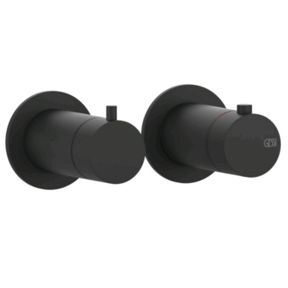 Смеситель для душа, Gessi, 316 Bath-Shower, на 1 потребитель, цвет-черный матовый