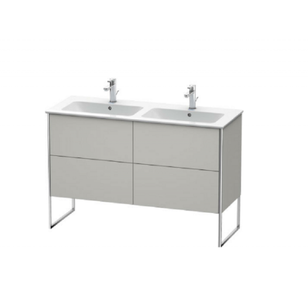 Тумба под раковину, Duravit, XSquare, шгв 1280*478*592, раковина-необходимо заказать, цвет-бетонно-серый матовый