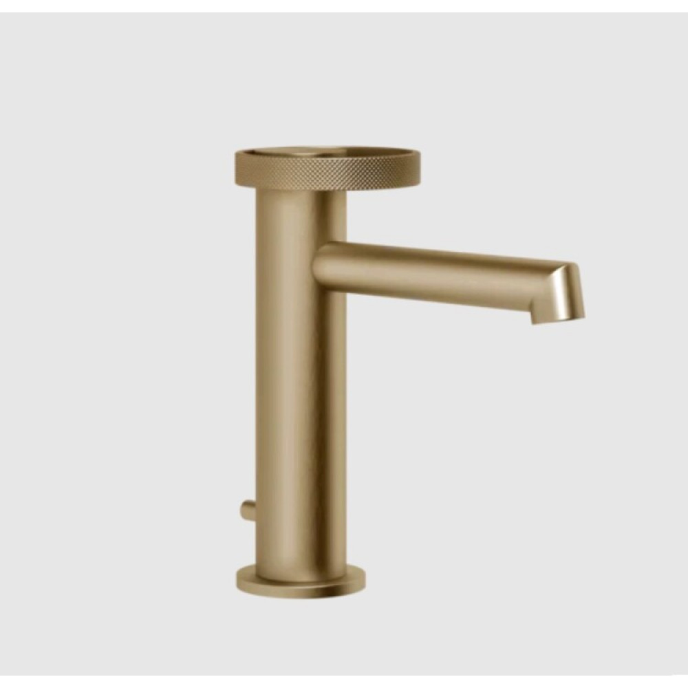 Смеситель для раковины, Gessi, Anello, цвет-Warm Bronze Brushed PVD