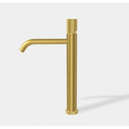 Смеситель для раковины, Fima Carlo Frattini, Spillo Tech, G COLLECTION, цвет-золото брашированное