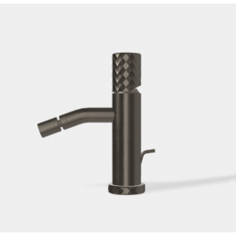 Смеситель для биде, Fima Carlo Frattini, Spillo Tech, X COLLECTION, цвет-брашированный черный хром