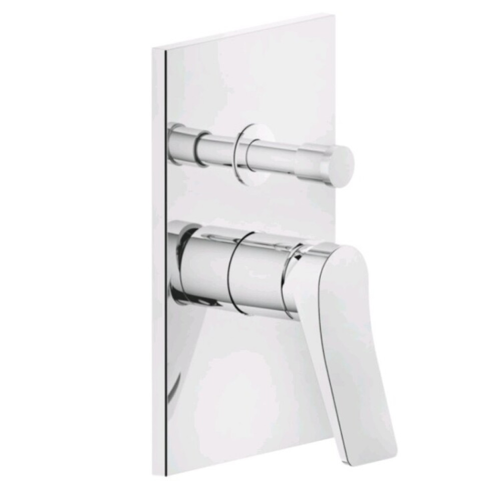 Смеситель для душа, Gessi, Rilievo, на 2 потребителя, цвет-хром