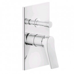 Смеситель для душа, Gessi, Rilievo, на 2 потребителя, цвет-хром