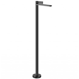 Смеситель для раковины, Gessi, Inverco Rigato, цвет-Black Metal PVD