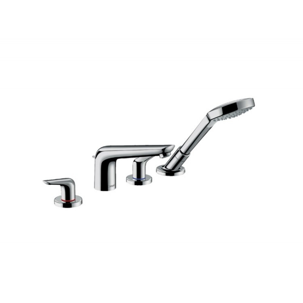 Смеситель для ванны и душа, Hansgrohe, Novus, цвет-хром