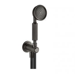 Душевой набор, Gessi, VENTI20, цвет-Black Metal Brushed PVD