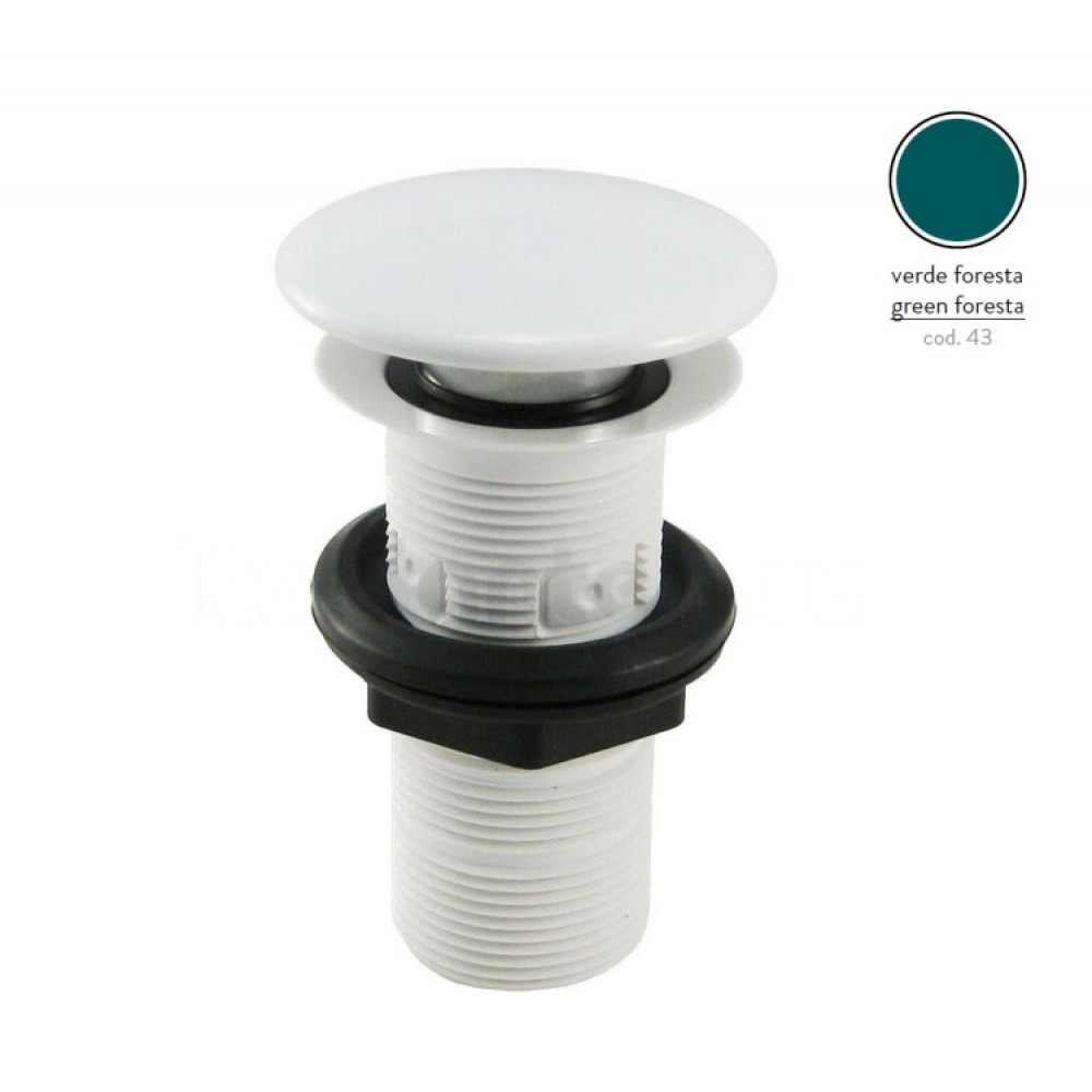 Донный клапан, Artceram, Saniglaze, цвет-green foresta (ПРОДАЕТСЯ ТОЛЬКО В КОМПЛЕКТЕ С ОСНОВНЫМ ИЗДЕЛИЕМ)