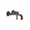 Смеситель для раковины, Gessi, Inciso, цвет-Black Metal Brushed PVD