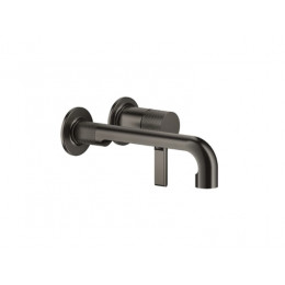 Смеситель для раковины, Gessi, Inciso, цвет-Black Metal Brushed PVD