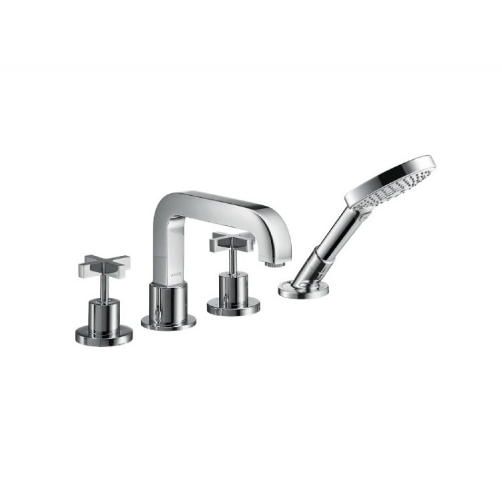 Смеситель для ванны и душа, Hansgrohe, Axor Citterio, цвет-шлифованная медь