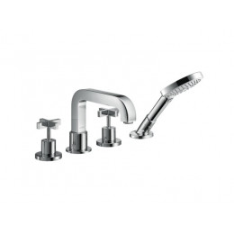 Смеситель для ванны и душа, Hansgrohe, Axor Citterio, цвет-шлифованная медь