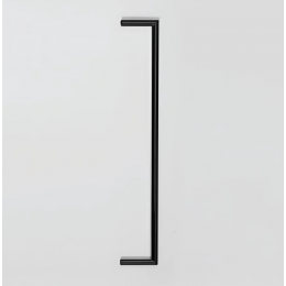 Полотенцедержатель, Bertocci, Trecento, шг 500*75, цвет-черный матовый (Matt Black, Nero Opaco)