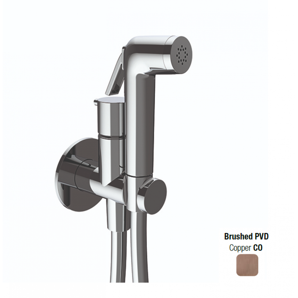 Гигиенический душ, Almar, Shut Off, цвет-Copper Brushed PVD (Товар заказной, возврату не подлежит)