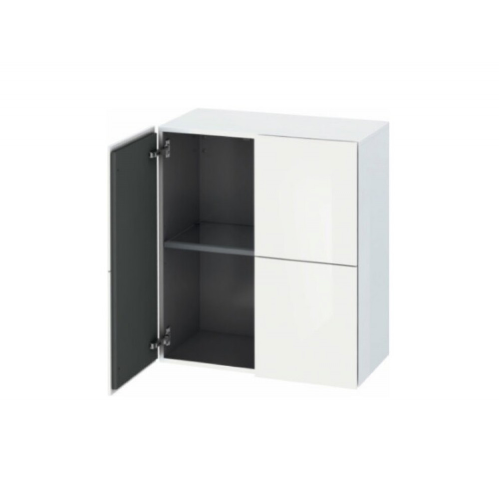 Шкаф-пенал, Duravit, L-Cube, шгв 700*363*800, петли-слева/справа, цвет-белый глянцевый