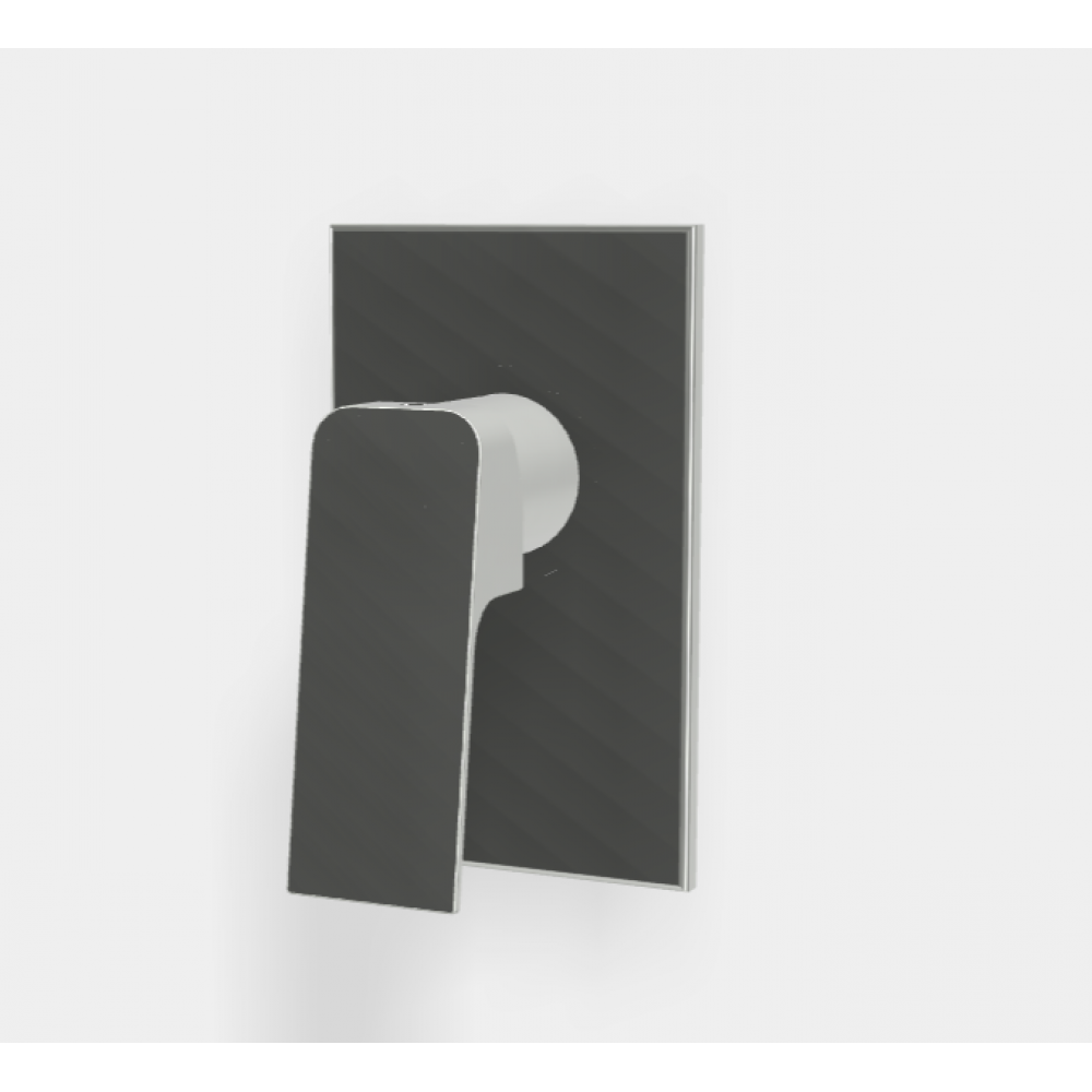 Смеситель для душа, Fima Carlo Frattini, Fit, на 1 потребитель, цвет-черный матовый