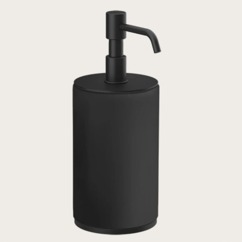 Дозатор для жидкого мыла, Gessi, Origini, шгв 75*97*199, цвет дозатора-черный матовый