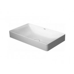 Раковина, Duravit, DuraSquare, шгв 600*345*140, отверстия для смесителя-отсутствуют, цвет-белый