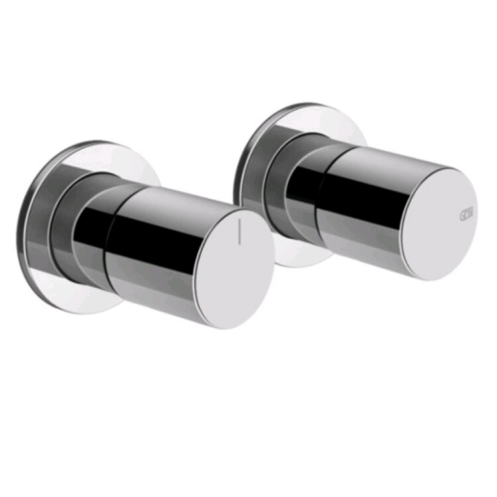 Смеситель для душа, Gessi, Habito Unito, на 2 потребителя, цвет-хром