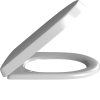 Сиденье для унитаза, Villeroy&Boch, O'Novo, шг 368*412, цвет-альпийский белый