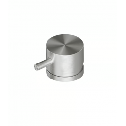 Смеситель для душа, Quadro design, Source, на 1 потребитель, цвет-сталь брашированная