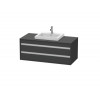 Тумба под раковину, Duravit, Ketho, шгв 1200*550*496, раковина-необходимо заказать, цвет-графит матовый