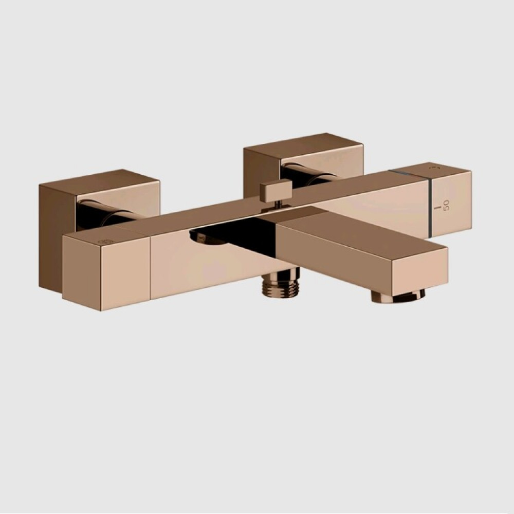 Смеситель для ванны и душа, Gessi, Rettangolo, цвет-Copper PVD
