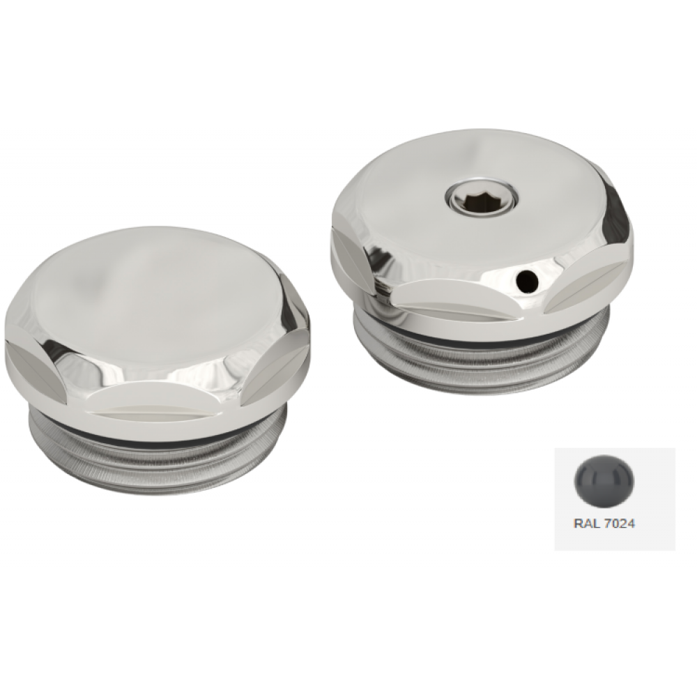 Спускной клапан/заглушка, Сунержа, цвет-RAL 7024 Графитовый серый