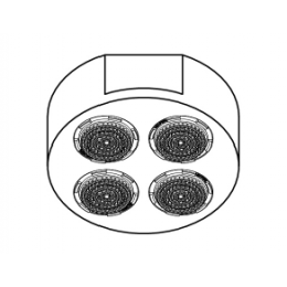 Форсунка, Ritmonio, тип струи-дождь, цвет-Черная ацетальная смола (Black Acetal Resin)