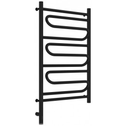 Полотенцесушитель, Сунержа, Элегия 3.0, шгв 532*120*924, нижнее слева, МЭМ, цвет-чёрный матовый