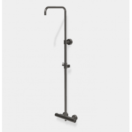 Душевая стойка, Fima Carlo Frattini, Shower column, цвет-черный хром