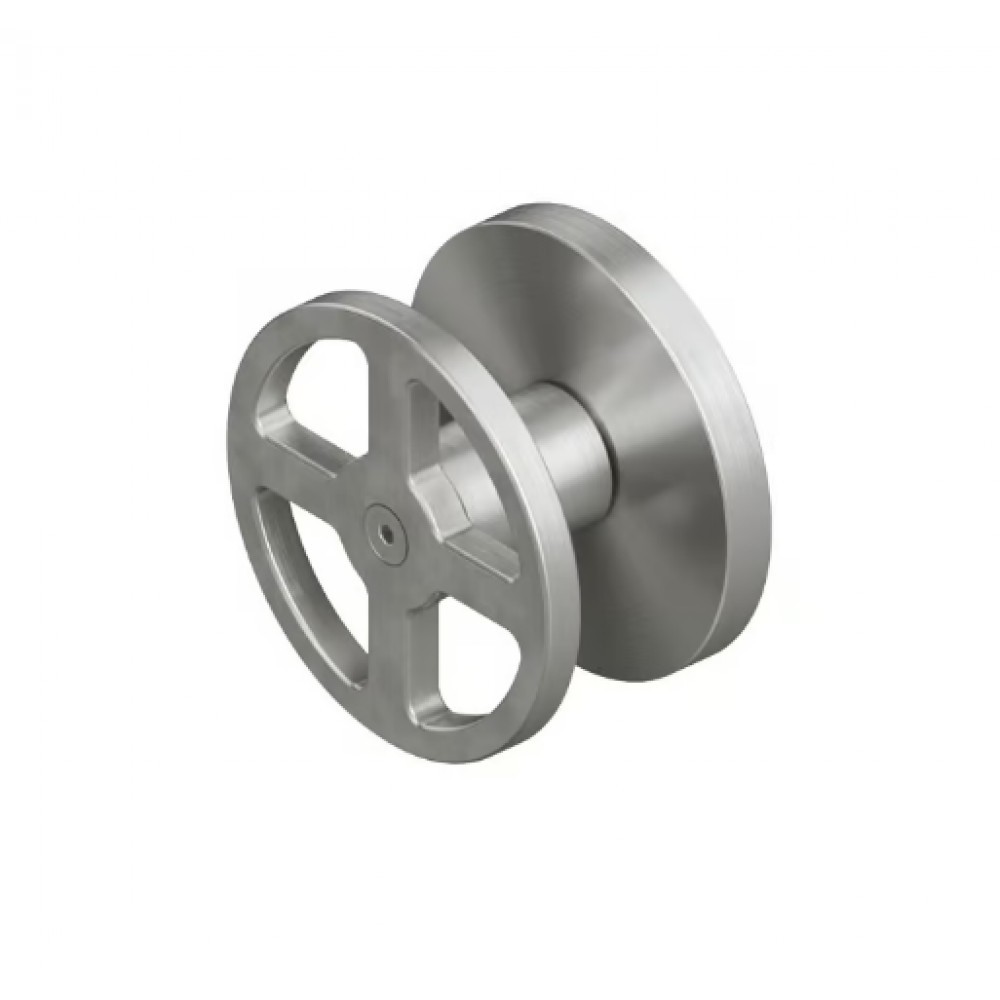 Вентиль, Quadro design, Valvola02, переключающий (дивертор), на 2 выхода, 1/2", цвет-сталь брашированная