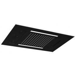 Верхний душ, Almar, Chromotherapy, 630*480, цвет-Absolute Black Brushed PVD (Товар заказной, возврату не подлежит)