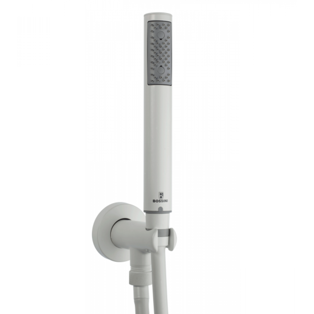 Душевой набор, Bossini, ZEN, цвет-белый матовый