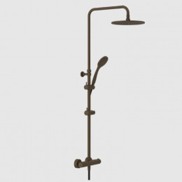 Душевая стойка, Gessi, Minimalistic shower, цвет-Dark Bronze