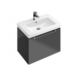 Раковина, Villeroy&Boch, Subway 2.0, шг 650*470, отверстия для смесителя-1 сквозное, 2 промаркированных, цвет-ярко-белый