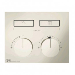 Смеситель для душа, Gessi, HI-FI, на 2 потребителя, цвет-Nickel PVD