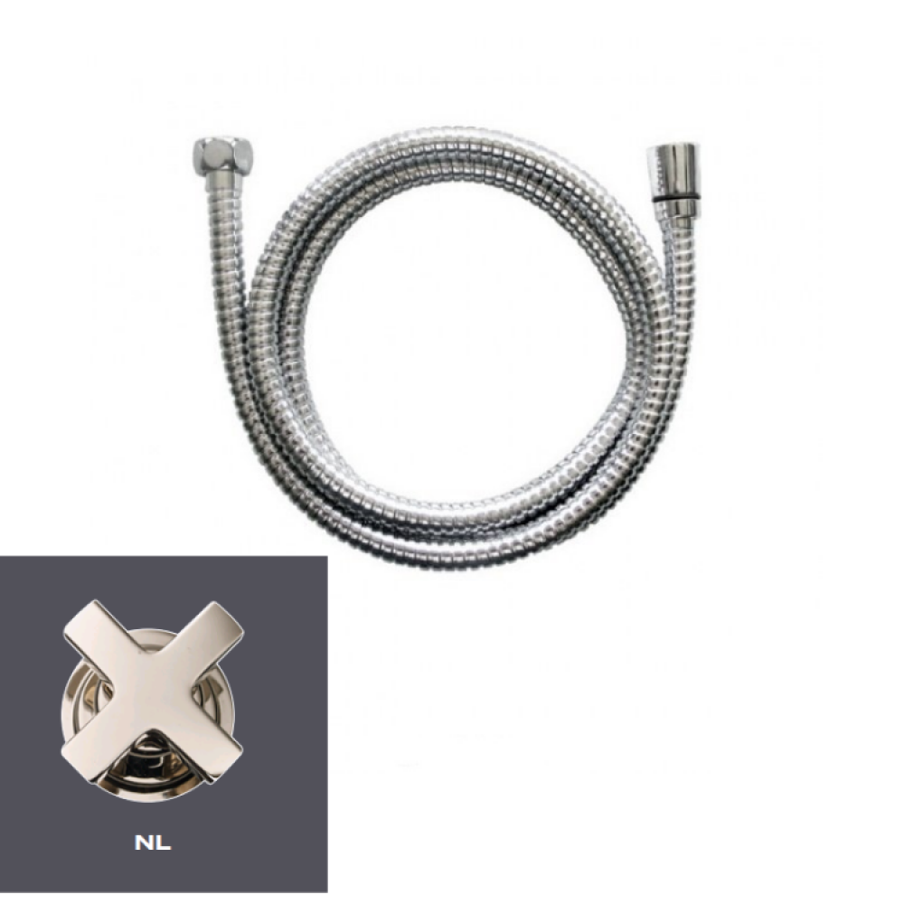 Шланг для душа, Nicolazzi, длина шланга, мм-2000, цвет-Polished Nickel