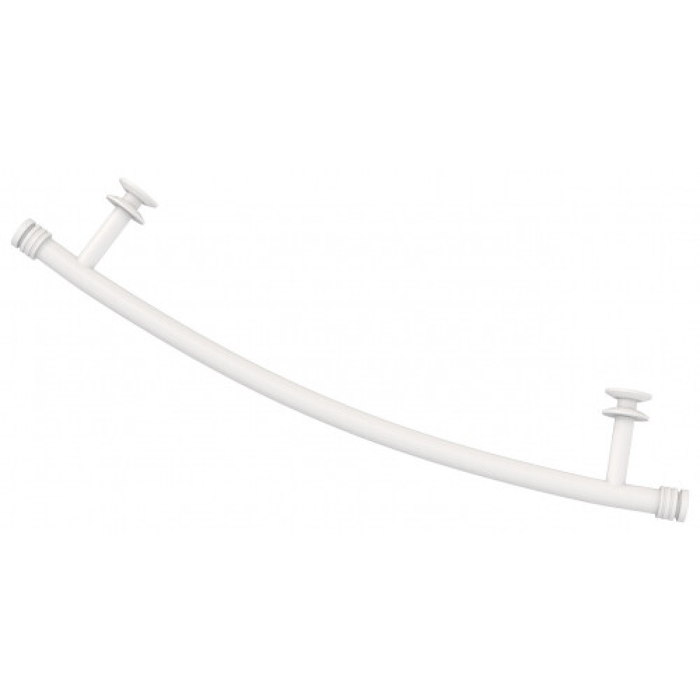 Полка выгнутая, Сунержа, материал-нержавеющая сталь, цвет-белый матовый