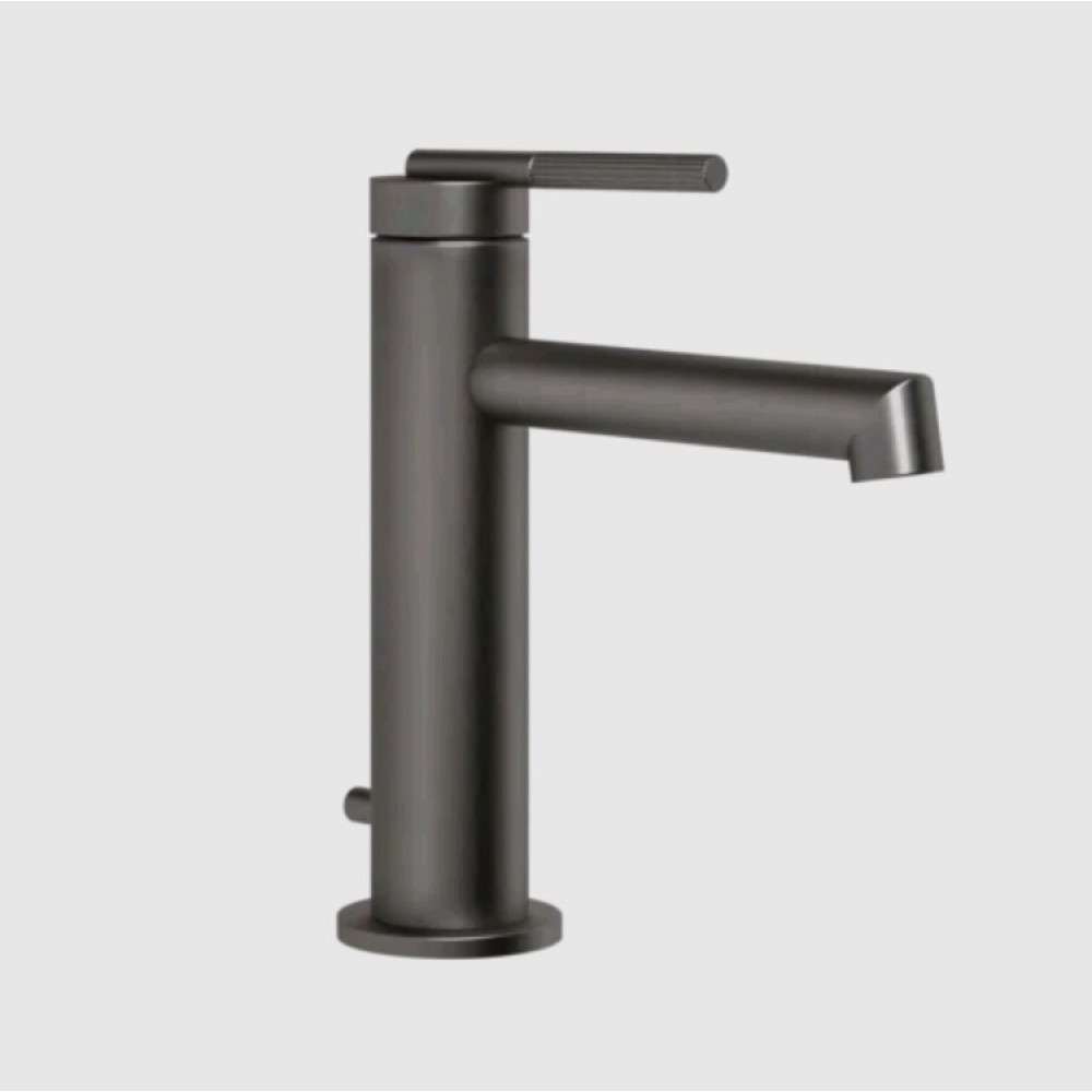 Смеситель для раковины, Gessi, Ingranaggio, цвет-Black Metal Brushed PVD