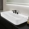 Раковина, Villeroy&Boch, Finion, шгв 1000*470*105, отверстия для смесителя-1 сквозное, 2 промаркированных, CeramicPlus, цвет-альпийский белый