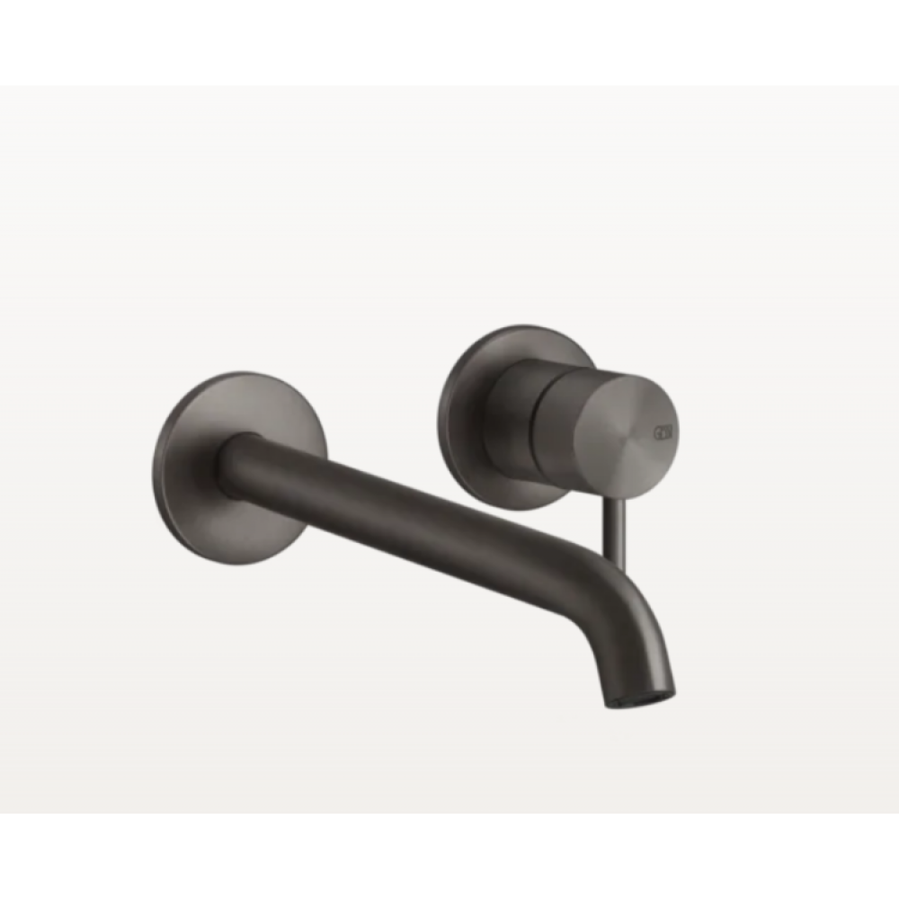 Смеситель для раковины, Gessi, Flessa, цвет-Black Metal Brushed PVD