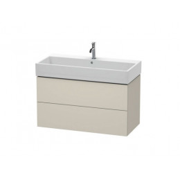 Тумба под раковину, Duravit, L-Cube, шгв 984*459*544, раковина-необходимо заказать, цвет-серо-коричневый матовый