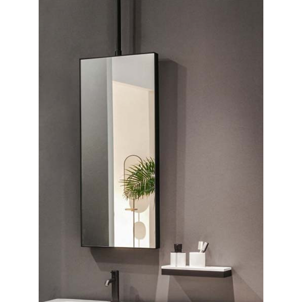 Зеркало, CIELO, Arcadia, Argo, шв 400*1300-1900, цвет-Matte Black