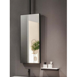 Зеркало, CIELO, Arcadia, Argo, шв 400*1300-1900, цвет-Matte Black