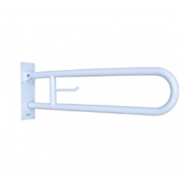 Поручень, Nofer, откидной, ш 800, цвет-белый