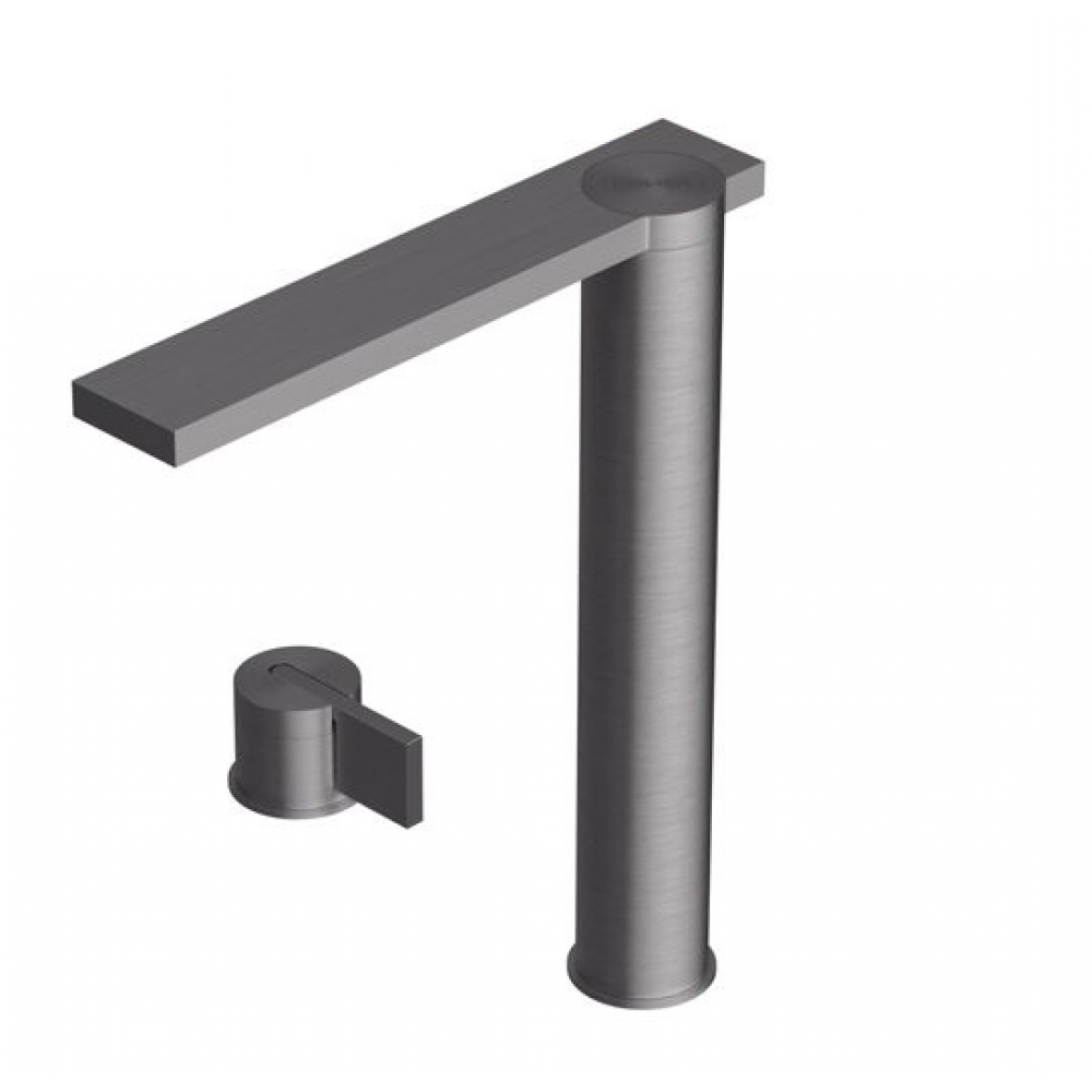 Смеситель для раковины, Ritmonio, DOT316, цвет-черная нержавеющая сталь (Black Stainless Steel)